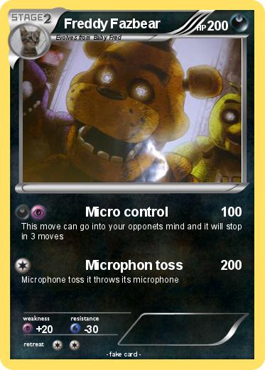 Pokemon Freddy Fazbear