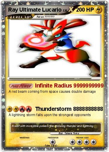 Pokemon Ray Ultimate Lucario