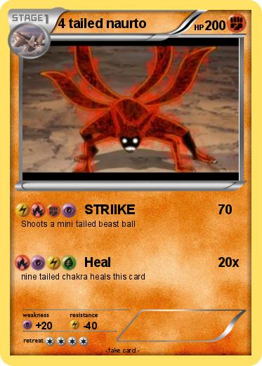 Pokemon 4 tailed naurto