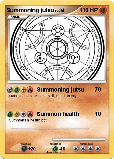 Pokemon Summoning jutsu