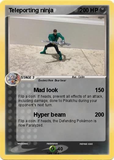 Pokemon Teleporting ninja