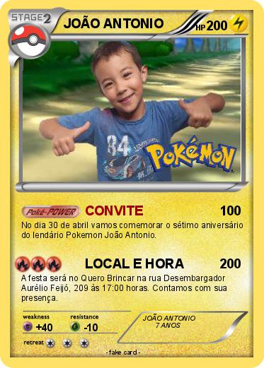Pokemon JOÃO ANTONIO