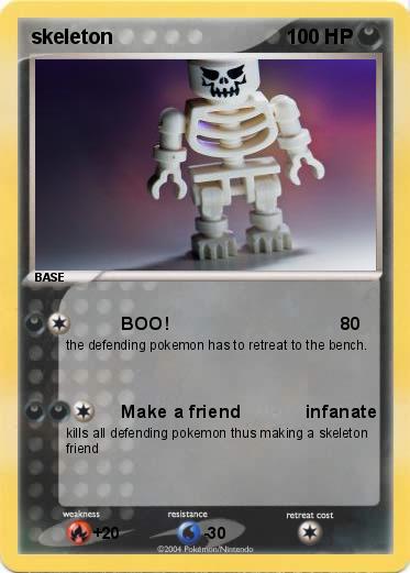 Pokemon skeleton