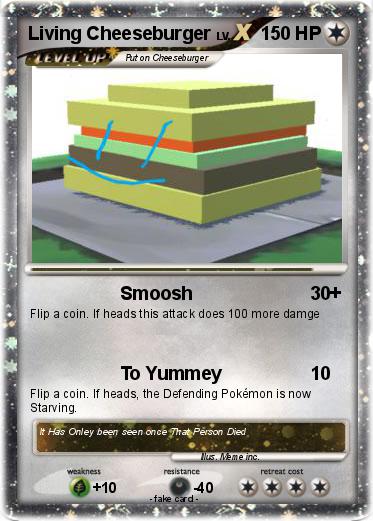 Pokemon Living Cheeseburger