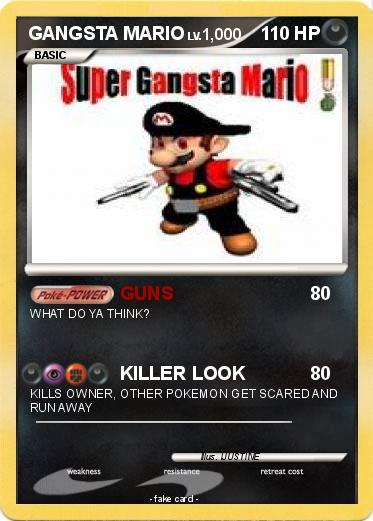 Pokemon GANGSTA MARIO