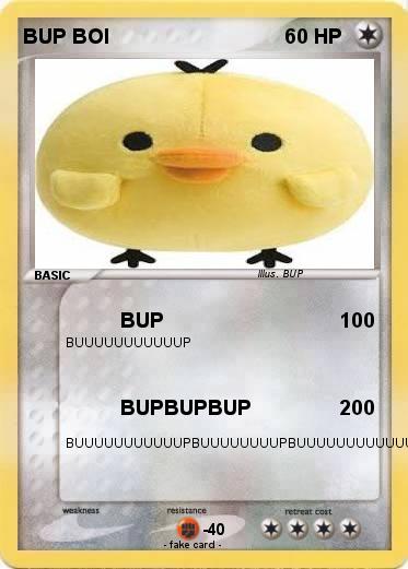 Pokemon BUP BOI