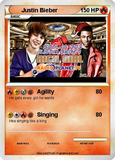Pokemon Justin Bieber