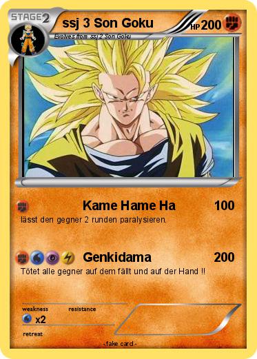 Pokemon ssj 3 Son Goku