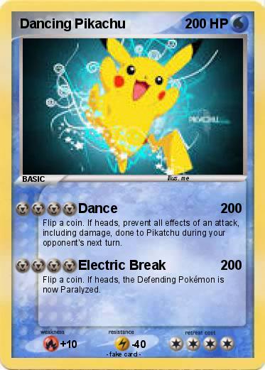 Pokemon Dancing Pikachu