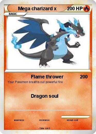 Pokemon Mega charizard x