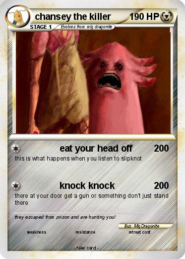 Pokemon chansey the killer