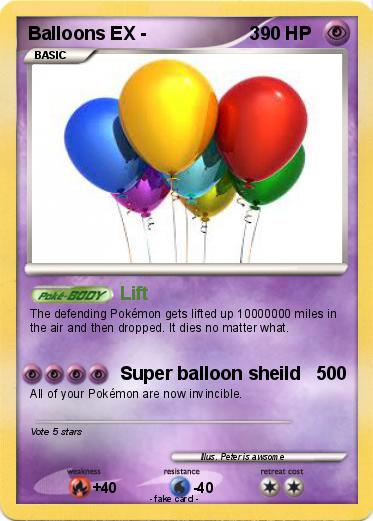 Pokemon Balloons EX -                    3
