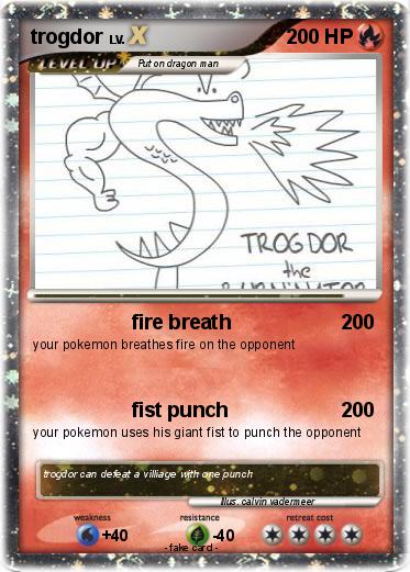 Pokemon trogdor