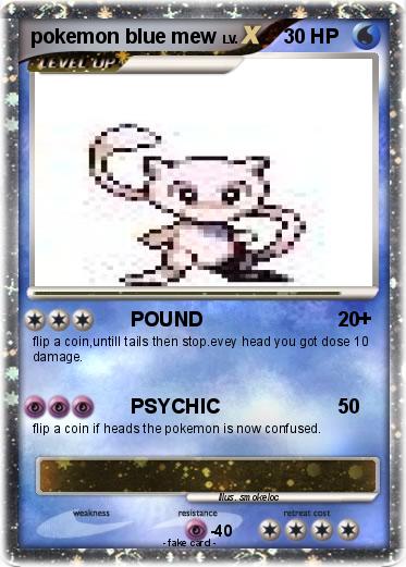 Pokemon pokemon blue mew
