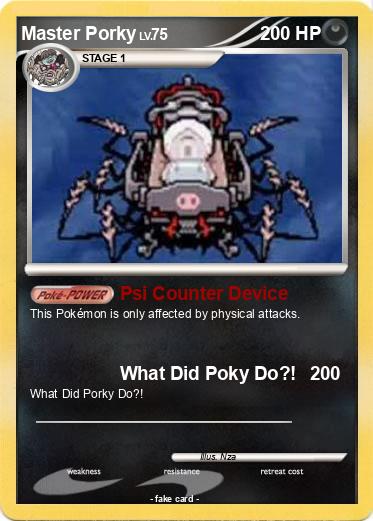 Pokemon Master Porky
