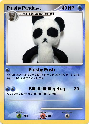 Pokemon Plushy Panda
