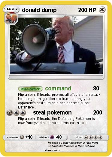 Pokemon donald dump