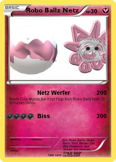 Pokemon Robo Ballz Netz
