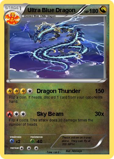 Pokemon Ultra Blue Dragon