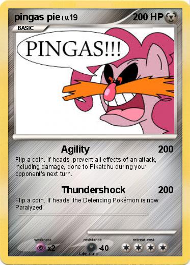Pokemon pingas pie