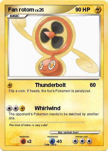 Pokemon Fan rotom