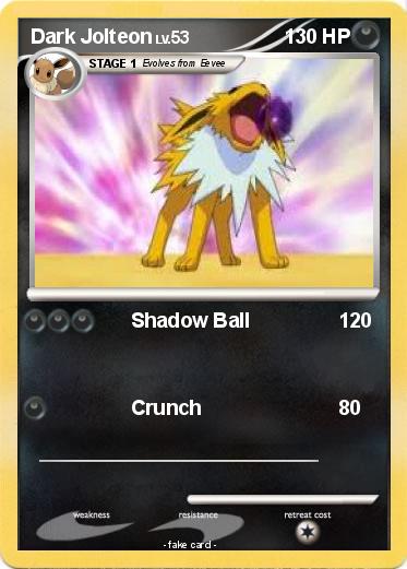 Pokemon Dark Jolteon