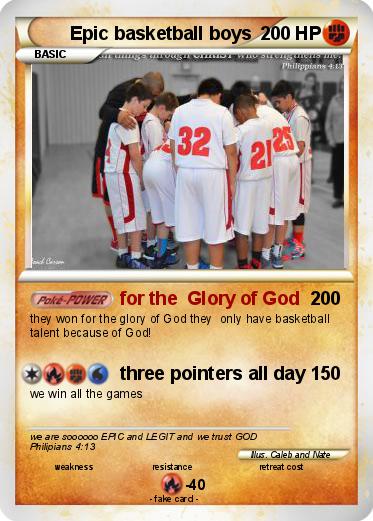 Pokemon Epic basketball boys