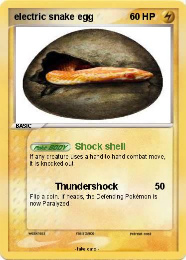 Pokemon electric snake egg