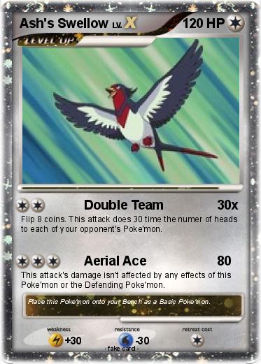 Pokemon Ash's Swellow
