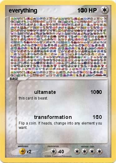 Pokemon everything                         10