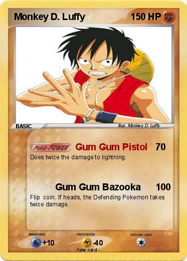 Pokemon Monkey D. Luffy