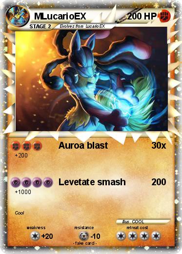 Pokemon MLucarioEX