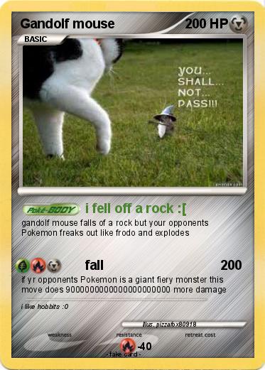 Pokemon Gandolf mouse