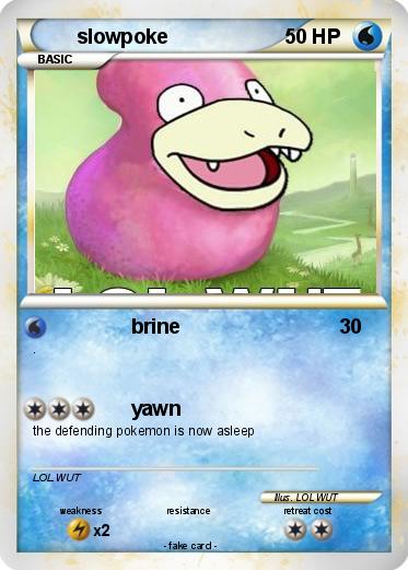 Pokemon slowpoke