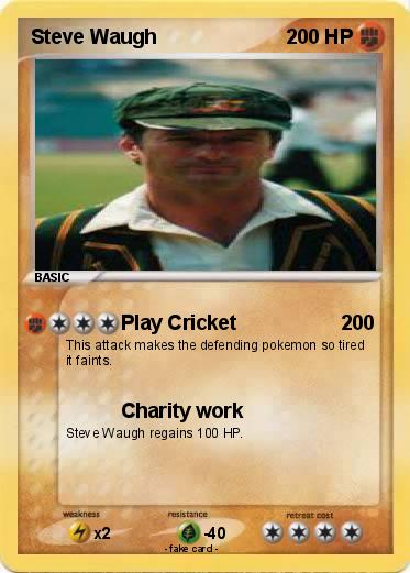 Pokemon Steve Waugh