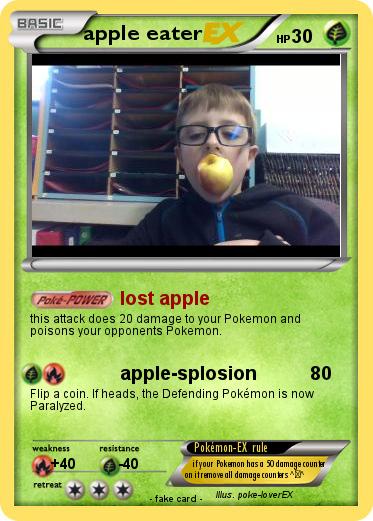 Pokemon apple eater