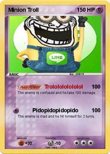 Pokemon Minion Troll
