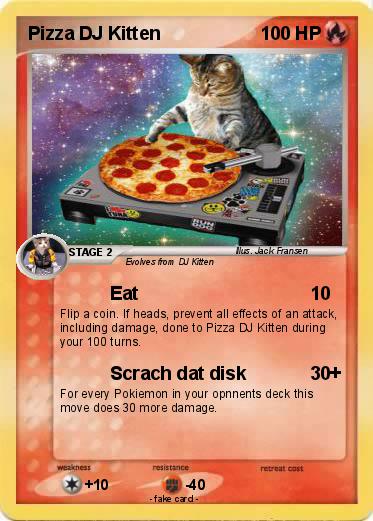 Pokemon Pizza DJ Kitten