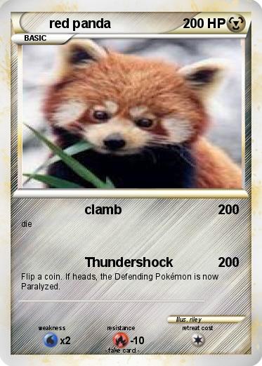 Pokemon red panda