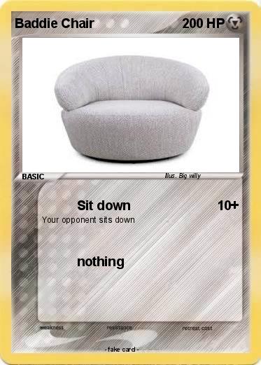Pokemon Baddie Chair