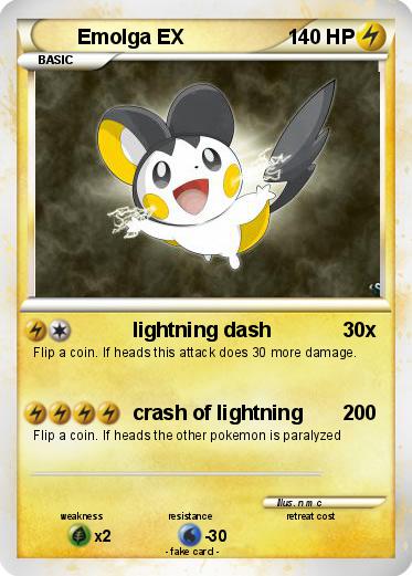 Pokemon Emolga EX
