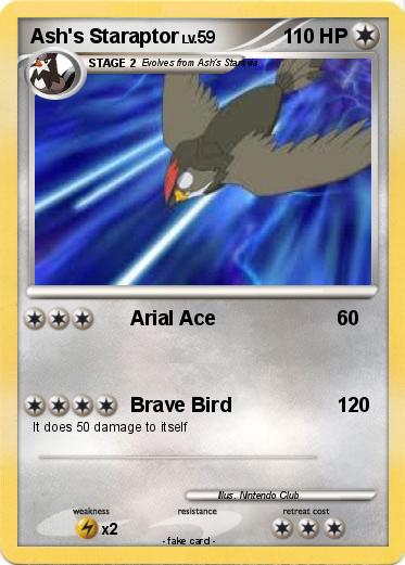 Pokemon Ash's Staraptor