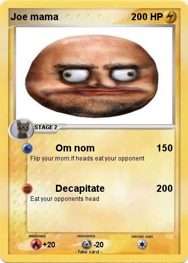 Pokemon Joe mama