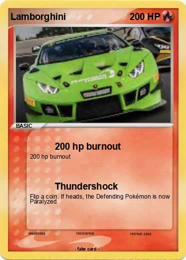 Pokemon Lamborghini