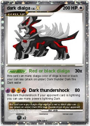 Pokemon dark dialga