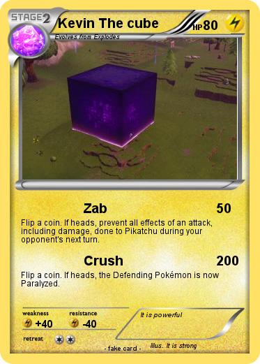 Pokemon Kevin The cube