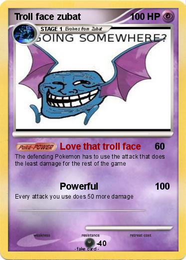 Pokemon Troll face zubat