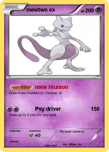 Pokemon mewtwo ex