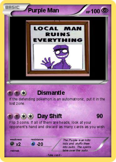 Pokemon Purple Man