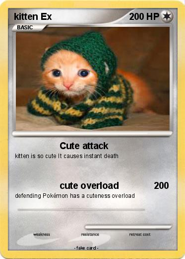 Pokemon kitten Ex